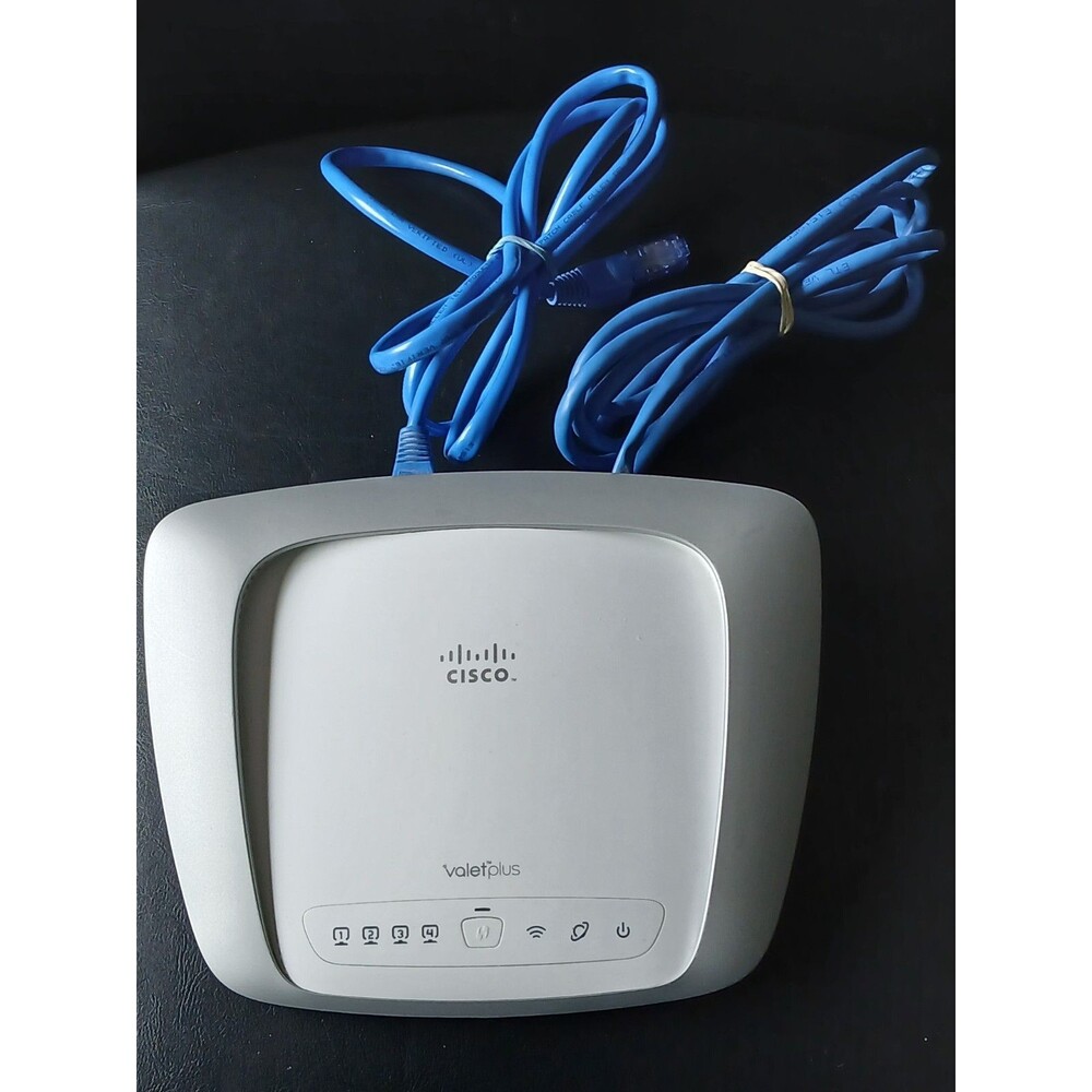 Cisco Valet Plus 300 Mbps 4-Port Gigabit Wireless N Router. M20. Not Tested.